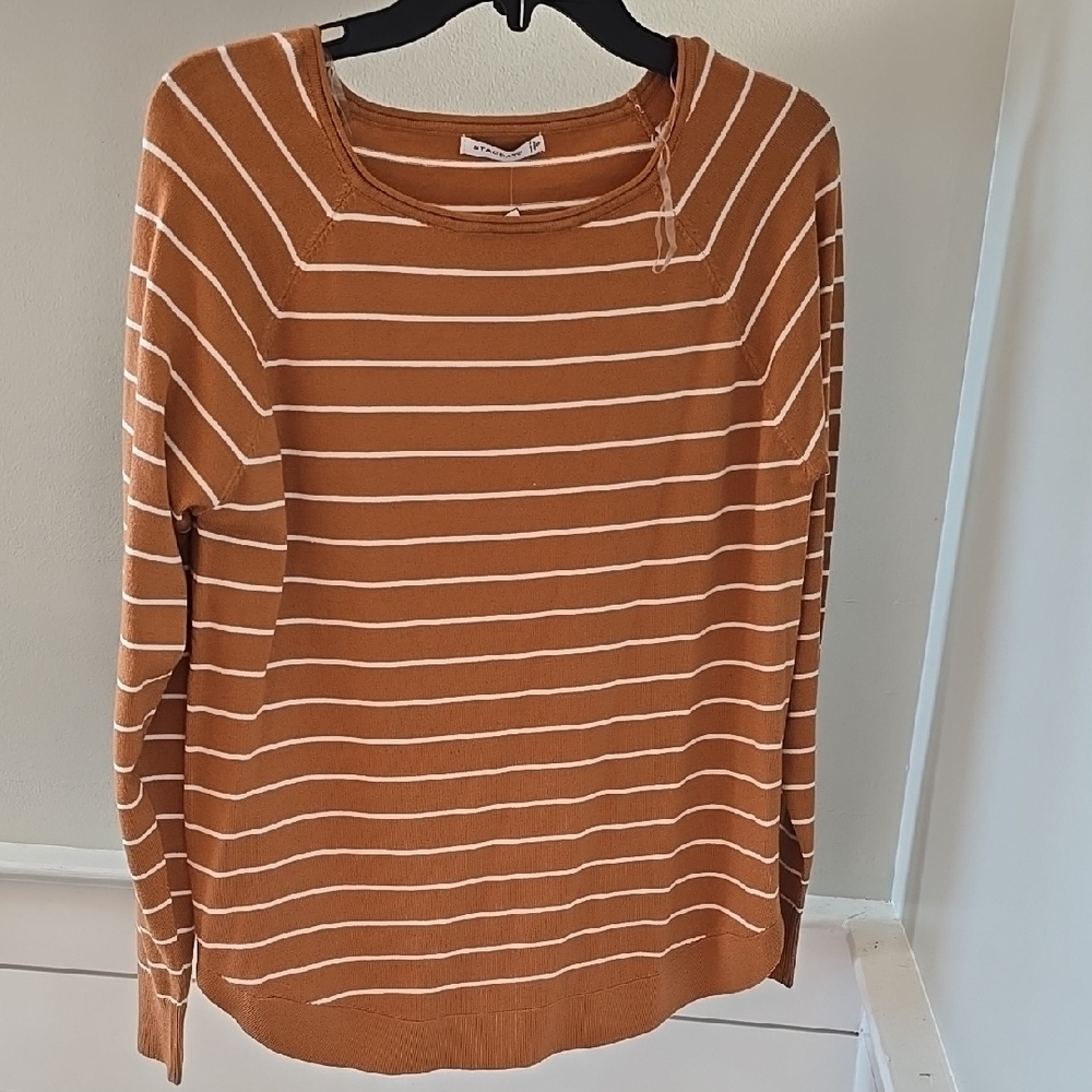 Staccato Camel Stripe Sweater